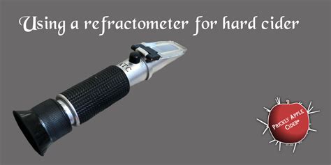 refractometer cider|Refractometer for Cider .